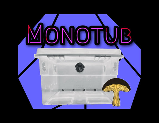 Handcrafted Monotub for Growing Mushrooms - Indoor Gardening Supplies
