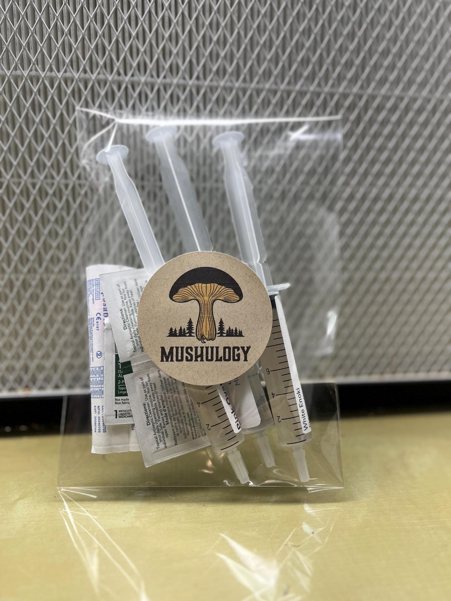 Premium Pink Oyster Mushroom Liquid Culture for Grain Spawn Inoculation- Grow mushrooms indoors